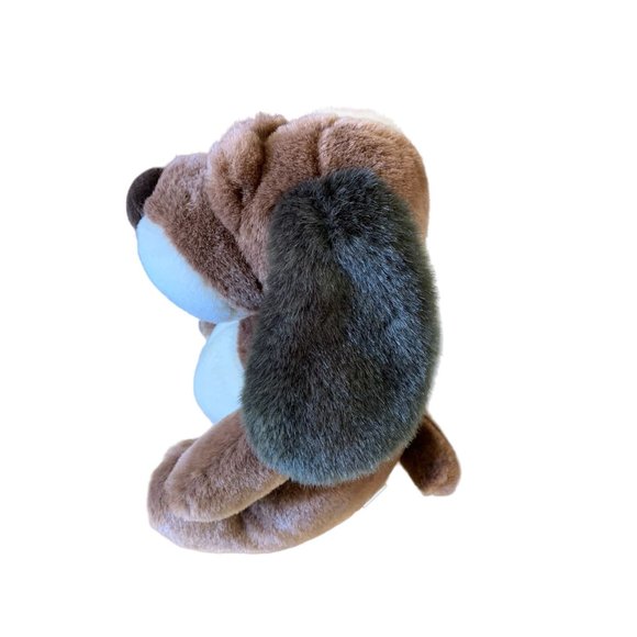 Gund Time Out 5338 Plush Stuffed Animal Dog Toy Puppy 10.5 in Seated Brown White - Picture 4 of 6
